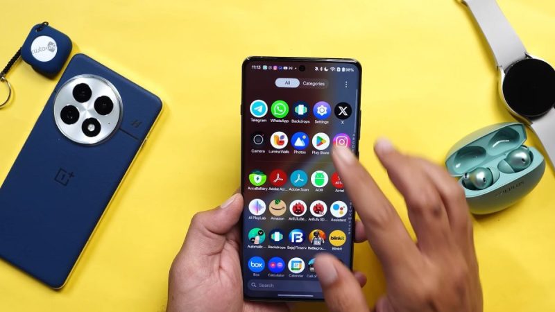 OxygenOS sur 12R architecture logicielle et impact sur la latence tactile